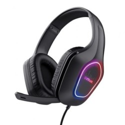 Auriculares Gaming con Micrófono Trust Gaming GXT 416 Zirox- Jack 3.5-USB Negros