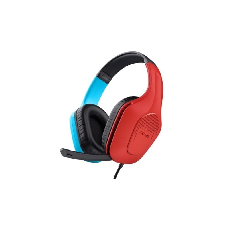 Auriculares Gaming con Micrófono Trust Gaming GXT 416S Zirox- Jack 3.5- Azules y Rojos
