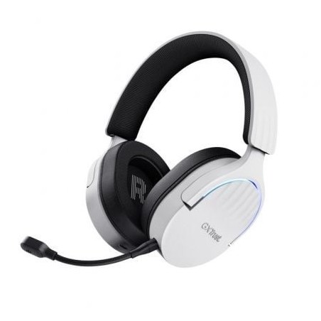 Auriculares Gaming Inalámbricos con Micrófono Trust Gaming GXT 491 Fayzo- Bluetooth- Jack 3.5- Blancos