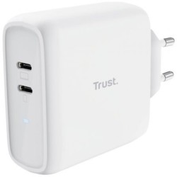 Cargador de Pared Trust Maxo 65W 2P- 2xUSB Tipo-C- 65W
