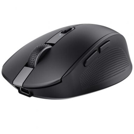 Ratón Inalámbrico por Bluetooth Trust Ozaa Compact Wireless- Batería recargable- Hasta 3200 DPI- Negro