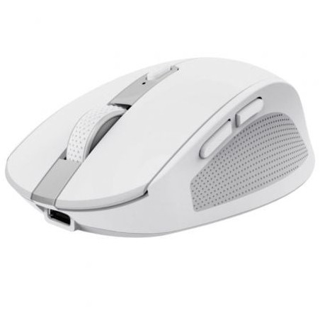 Ratón Inalámbrico por Bluetooth Trust Ozaa Compact Wireless- Batería recargable- Hasta 3200 DPI- Blanco