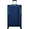 Maleta de Cabina American Tourister Sea Seeker Spinner 80cm- 80x47.5x28.5cm- 4 Ruedas- Marino Combate
