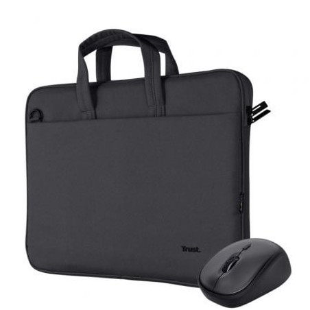 Maletín + Ratón Trust Gaming Bologna para Portátiles hasta 16'- Negro