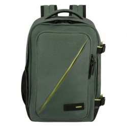 Mochila American Tourister Take2cabin S- Capacidad 24.2L- Verde