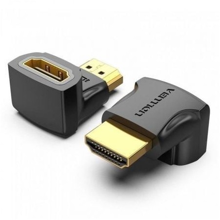 Adaptador HDMI 4K 90º Vention AIOB0-2- HDMI Macho - HDMI Hembra- Pack 2 Uds