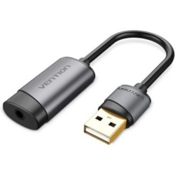 Tarjeta de Sonido Vention CDJHB- USB Macho - Jack 3.5 Hembra