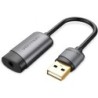 Tarjeta de Sonido Vention CDJHB- USB Macho - Jack 3.5 Hembra