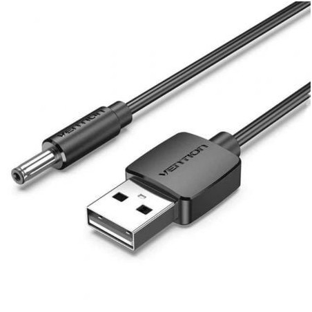 Cable Conversor USB Vention CEXBF- USB Macho - DC 3.5mm Macho- 1m- Negro
