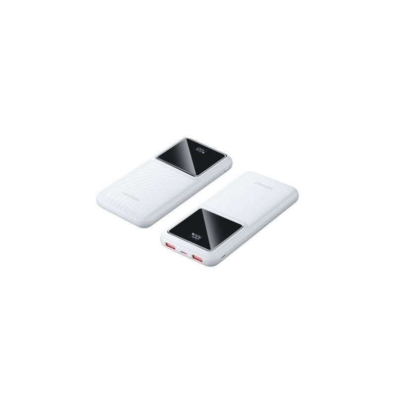Powerbank 10000mAh Vention FHKW0- 22.5W- Blanca