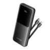 Powerbank 10000mAh Vention FHOB0- 22.5W- Negra- Incluye Cable USB TIpo-C y Lightning