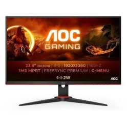 Monitor Gaming AOC 24G2SPAE-BK 23.8'- Full HD- 1ms- 165Hz- IPS- Multimedia- Negro
