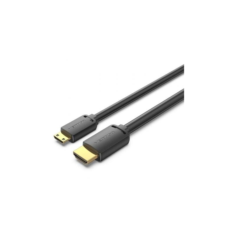 Cable HDMI 4K Vention AGHBG- HDMI Macho - Mini HDMI Macho- 1.5m- Negro