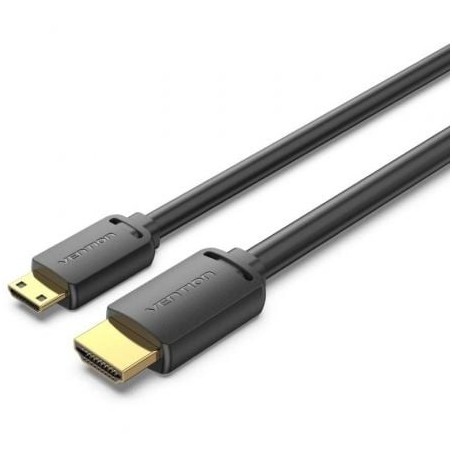 Cable HDMI 4K Vention AGHBG- HDMI Macho - Mini HDMI Macho- 1.5m- Negro