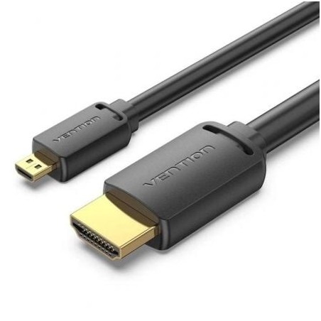 Cable Micro HDMI 2.0 4K Vention AGIBI- HDMI Macho - Micro HDMI Macho- 3m- Negro