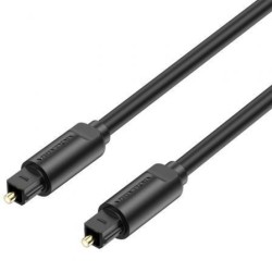 Cable de Audio de Fibra óptica Vention BAEBG- 1.5m- Negro