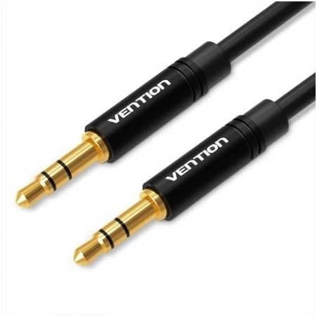 Cable Estéreo Vention BAKBD- Jack 3.5 Macho - Jack 3.5 Macho- 50cm- Negro