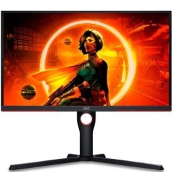 Monitor Gaming AOC 25G3ZM-BK 24.5'- Full HD- 0.5ms- 240Hz- VA- Regulable en altura- Negro y Rojo