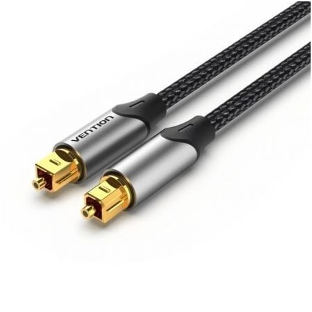 Cable de Audio de Fibra óptica Vention BAVHG- 1.5m- Gris