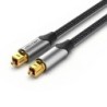 Cable de Audio de Fibra óptica Vention BAVHG- 1.5m- Gris