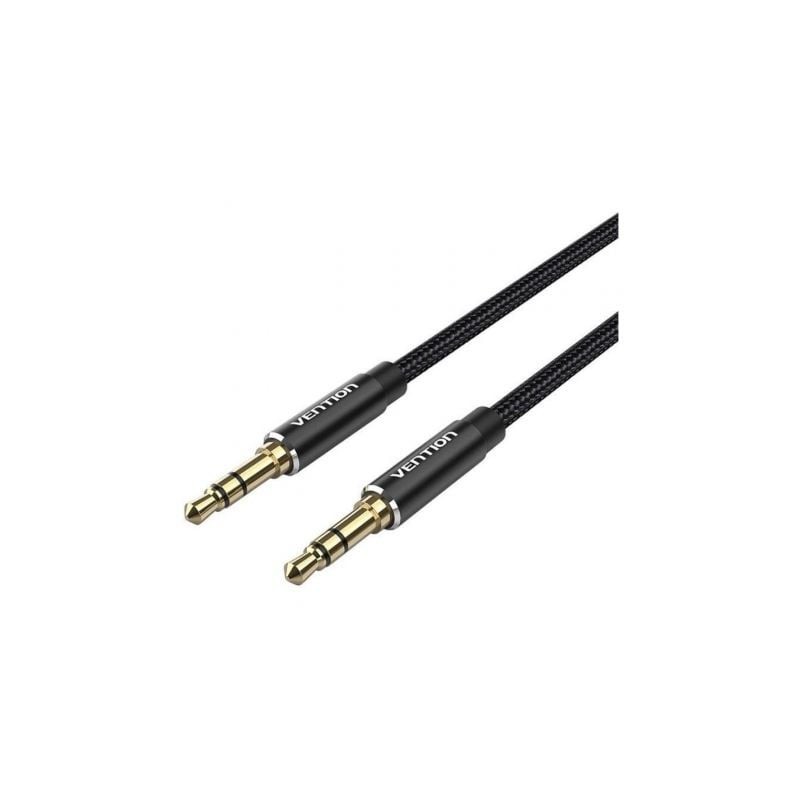 Cable Estéreo Vention BAWBG- Jack 3.5 Macho - Jack 3.5 Macho- 1.5m- Negro