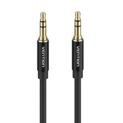 Cable Estéreo Vention BAXBF- Jack 3.5 Macho - Jack 3.5 Macho- 1m- Negro