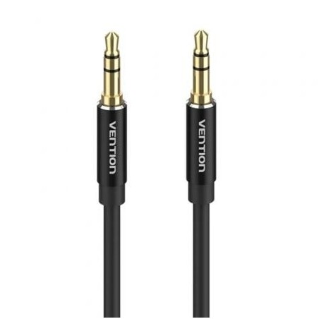 Cable Estéreo Vention BAXBG- Jack 3.5 Macho - Jack 3.5 Macho- 1.5m- Negro