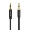 Cable Estéreo Vention BAXBG- Jack 3.5 Macho - Jack 3.5 Macho- 1.5m- Negro