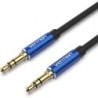 Cable Estéreo Vention BAXLI- Jack 3.5 Macho - Jack 3.5 Macho- 3m- Azul