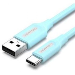 Cable USB 2.0 Tipo-C Vention COKSG- USB Tipo-C Macho - USB Macho- Hasta 60W- 480Mbps- 1.5m- Azul