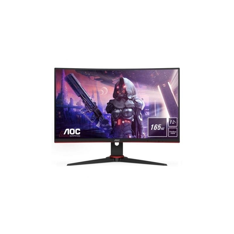 Monitor Gaming Curvo AOC C24G2AE 23.6'- Full HD- 1ms- 165Hz- VA- Multimedia- Negro