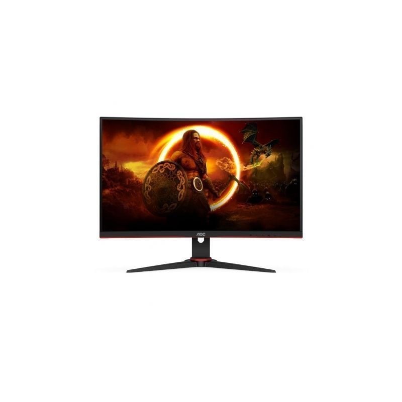 Monitor Gaming Curvo AOC C27G2ZE-BK 27'- Full HD- 1ms- 240Hz- VA- Negro y Rojo