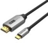 Cable Conversor HDMI 2.0 4K Vention CRBBG- USB Tipo-C Macho - HDMI Macho- 1.5m- Negro