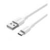 Cable USB 2.0 Tipo-C Vention CTHWF- USB Tipo-C Macho - USB Macho- Hasta 60W- 480Mbps- 1m- Blanco