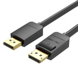 Cable DisplayPort 1.2 4K Vention HACBH- DisplayPort Macho - DisplayPort Macho- 2m- Negro