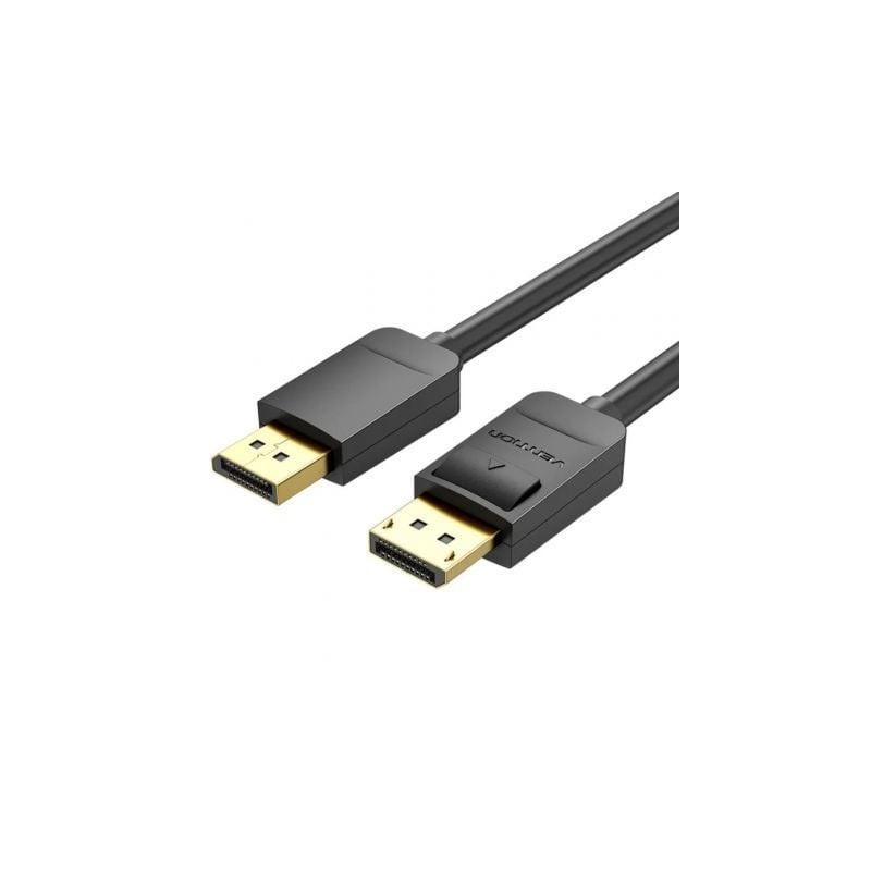 Cable Displayport 1.2 4K Vention HACBJ- Displayport Macho - Displayport Macho- 5m- Negro