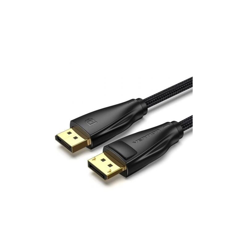 Cable DisplayPort 1.4 8K Vention HCCBG- DisplayPort Macho - DisplayPort Macho- 1.5m- Negro