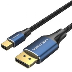 Cable Conversor DisplayPort 1.4 8K Vention HCFLH- DisplayPort Macho - Mini DisplayPort Macho- 2m- Negro y Azul