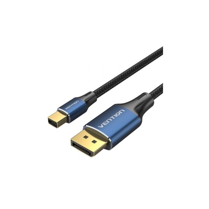Cable Conversor DisplayPort 1.4 8K Vention HCFLH- DisplayPort Macho - Mini DisplayPort Macho- 2m- Negro y Azul