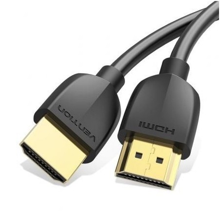 Cable HDMI 2.0 4K Portatil Vention AAIBF- HDMI Macho - HDMI Macho- 1m- Negro