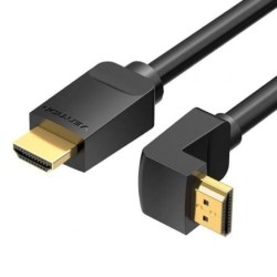 Cable HDMI 2.0 4K Acodado Vention AAQBF- HDMI Macho - HDMI Macho- 1m- Negro