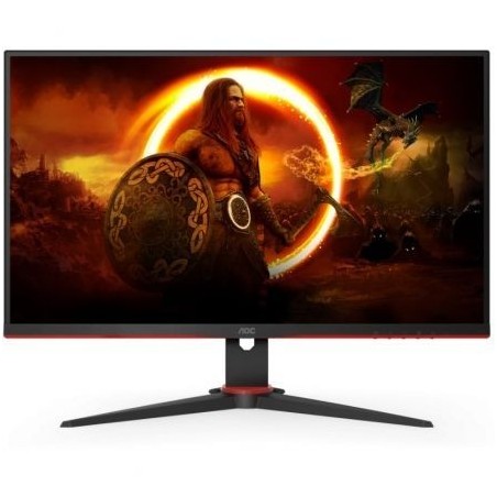 Monitor Gaming AOC Q27G2E-BK 27'- QHD- 1ms- 144Hz- VA- Negro y Rojo