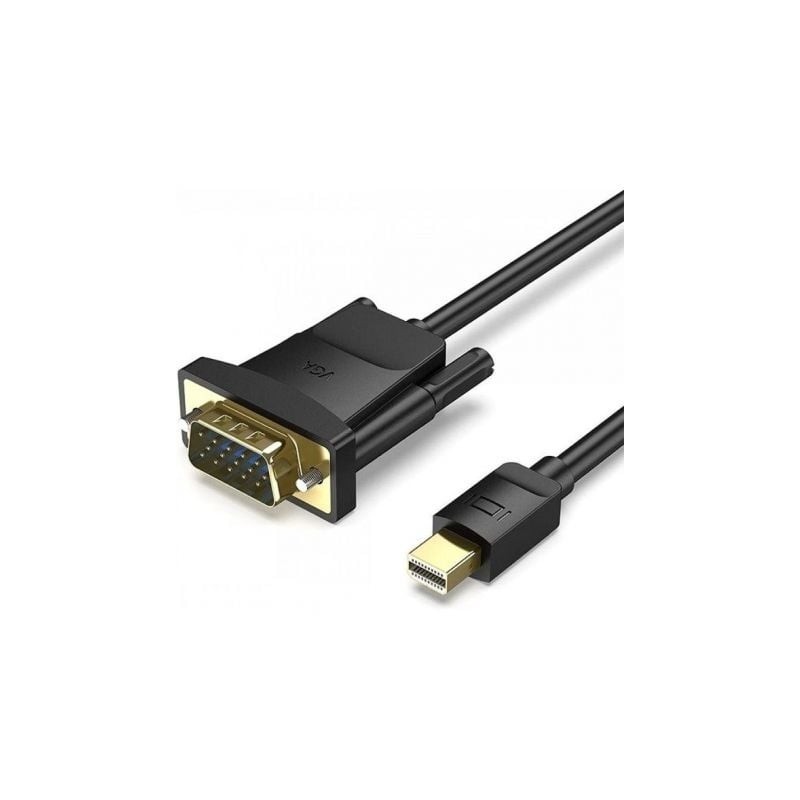 Cable Conversor Vention HFDBG- Mini DisplayPort Macho - VGA Hembra- 1.5m- Negro