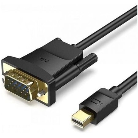 Cable Conversor Vention HFDBG- Mini DisplayPort Macho - VGA Hembra- 1.5m- Negro