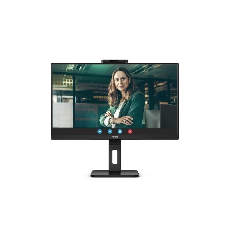 Monitor Profesional AOC Q27P3QW 27'- QHD- Webcam- Multimedia- Regulable en altura- Negro