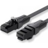 Cable de Red RJ45 UTP Vention IBABS Cat.6- 25m- Negro