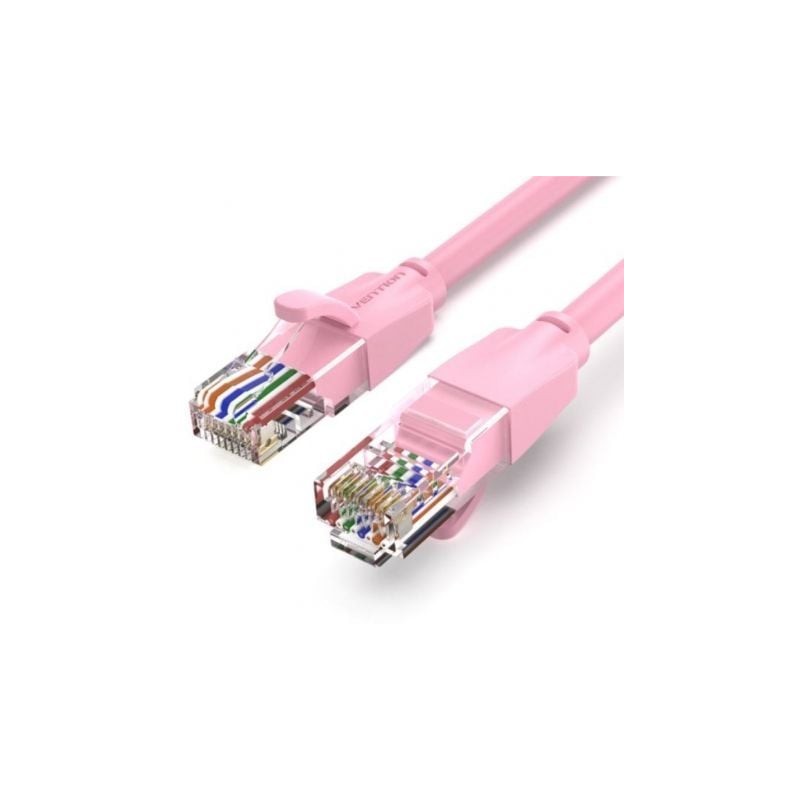 Cable de Red RJ45 UTP Vention IBEPH Cat.6- 2m- Rosa