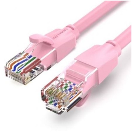 Cable de Red RJ45 UTP Vention IBEPH Cat.6- 2m- Rosa