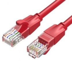 Cable de Red RJ45 UTP Vention IBERH Cat.6- 2m- Rojo