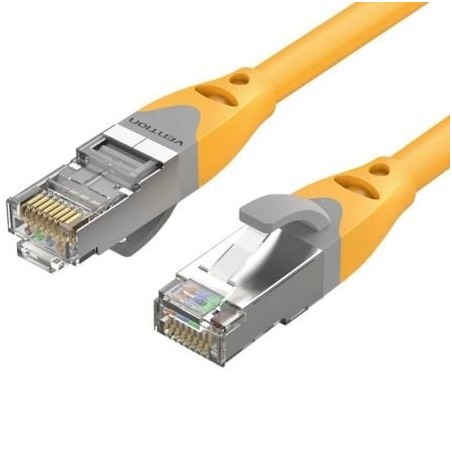 Cable de Red RJ45 SFTP Vention IBHYG Cat.6a- 1.5m- Naranja